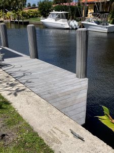 Dock For Rent At Dock for rent-New River. Up to 37′.10’depth 30amp serv.$650